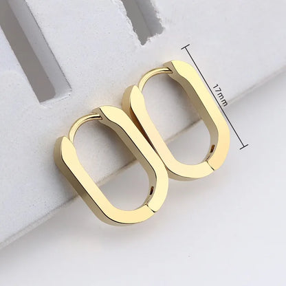 Geometric Hoop Earrings