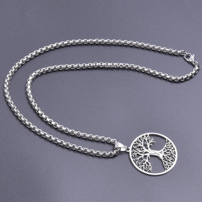 Tree of Life Scorpion Ankh Pendant Necklace