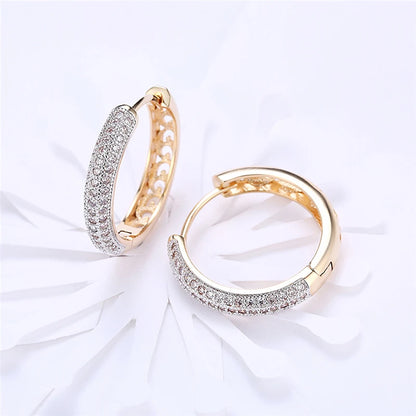 18K Gold Plated Hoop Earrings