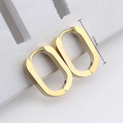 Geometric Hoop Earrings