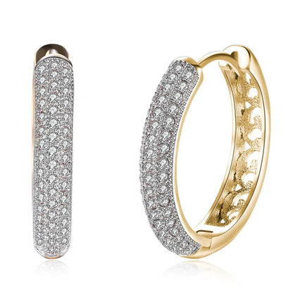 18K Gold Plated Hoop Earrings