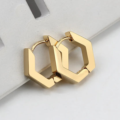 Geometric Hoop Earrings