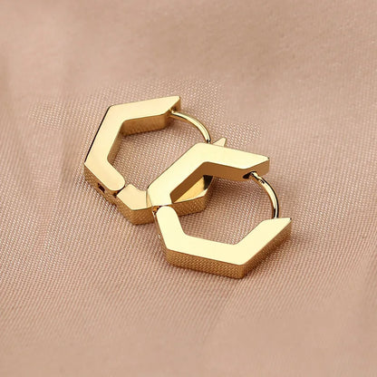 Geometric Hoop Earrings