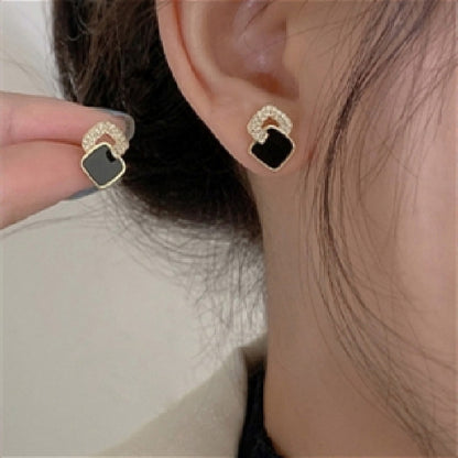 Exquisite Zircon Multi-Shaped Stud Earrings