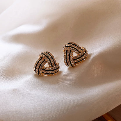 Exquisite Zircon Multi-Shaped Stud Earrings