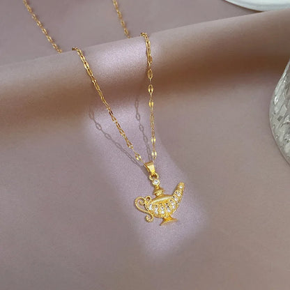 Magic Lamp Crystal Necklace