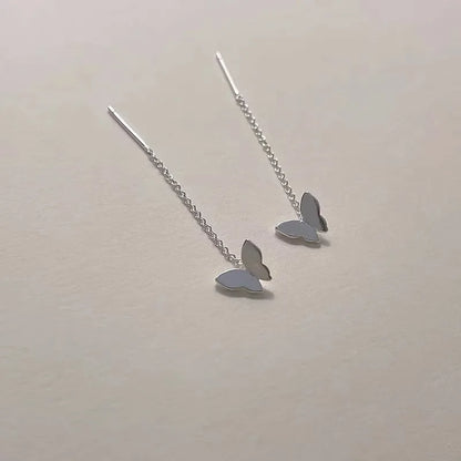 Bohemian Tassel Drop Earrings – Heart, Rose & Clover Charms