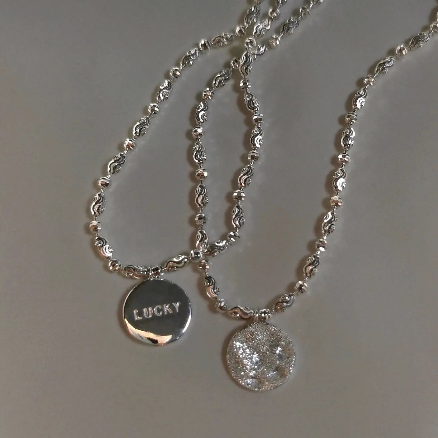 Sterling Silver Adjustable Lucky Letter Bracelet for Women