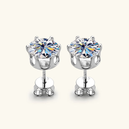 Moissanite Stud Earrings
