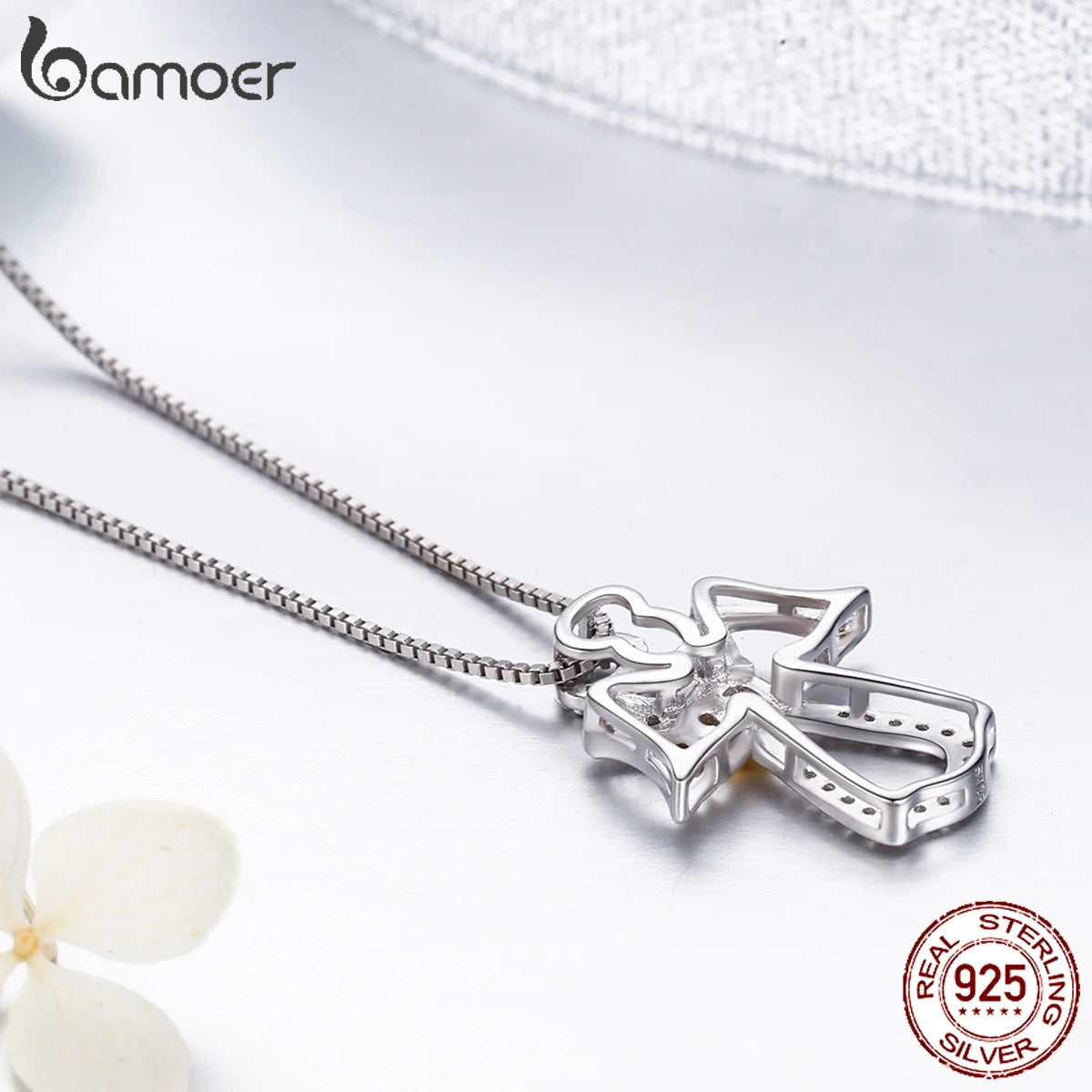 Luxurious Wings Pendant Necklace – 925 Sterling Silver