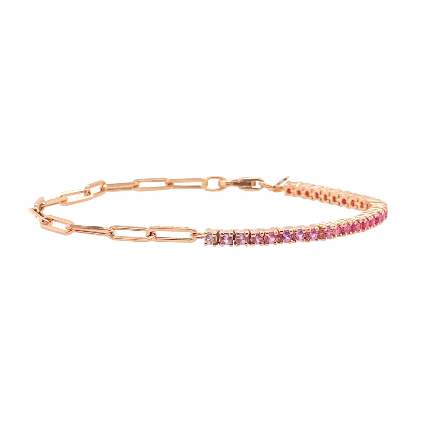 Luxury Cubic Zirconia Tennis Bracelet – Gold, Rose Gold & Silver