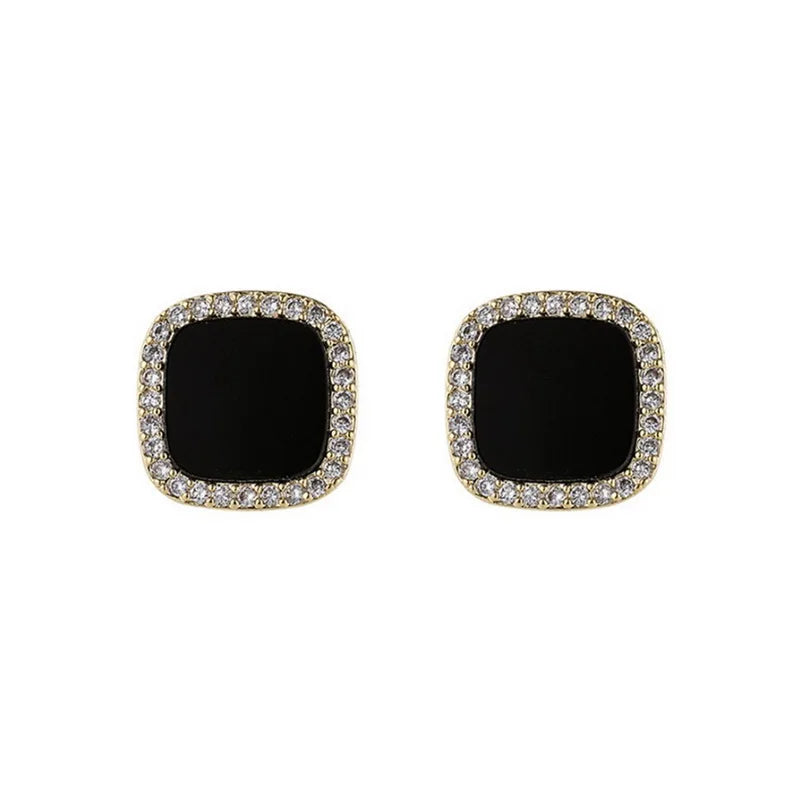 Exquisite Zircon Multi-Shaped Stud Earrings
