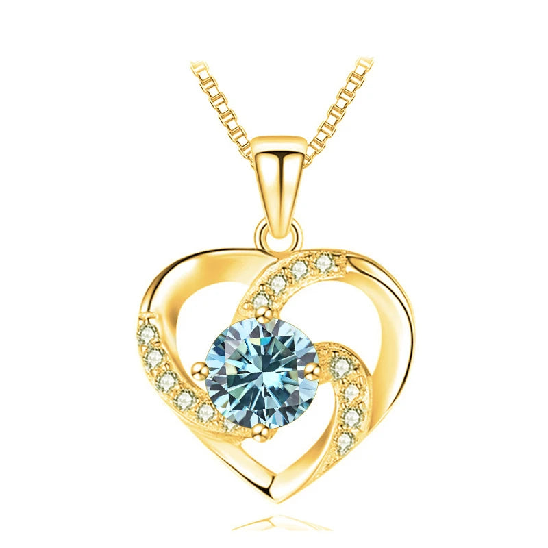 Heart Moissanite Necklace
