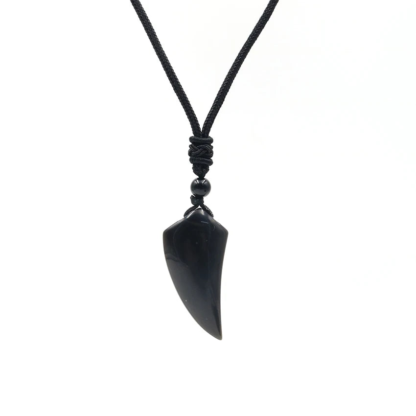 Black Onyx Runes Necklace