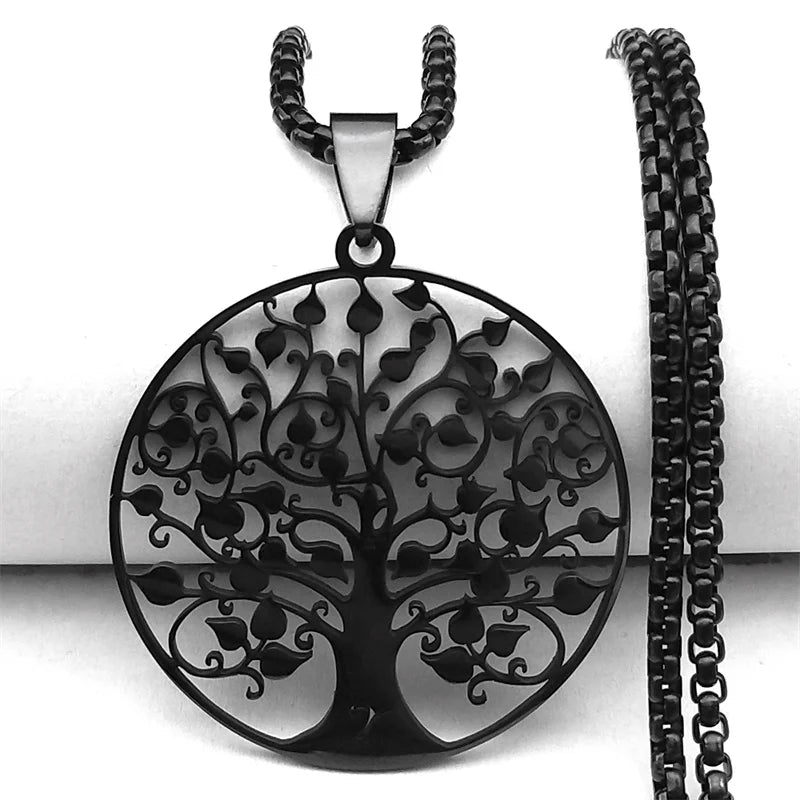 Tree of Life Pendant Necklace – Silver SS