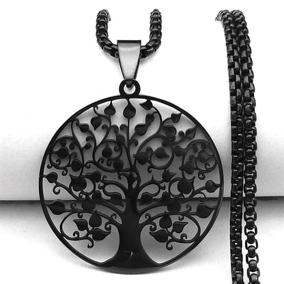 Tree of Life Pendant Necklace – Silver SS