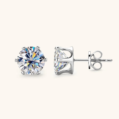 Moissanite Stud Earrings