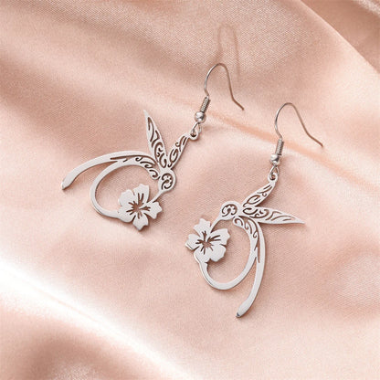 Hummingbird Jewelry Set – Gold/Silver Earrings & Necklace