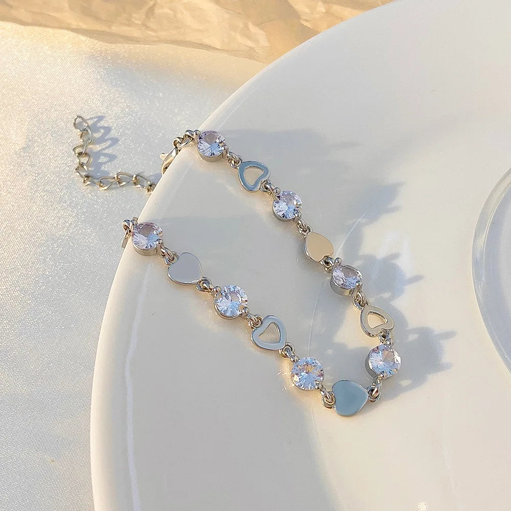 Bohemian Minimalist Multi-Layer Bracelet Set – 6-Piece Fashion Jewelry