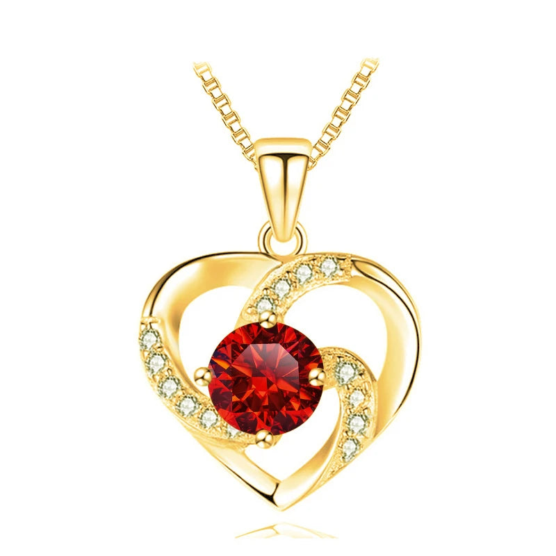 Heart Moissanite Necklace