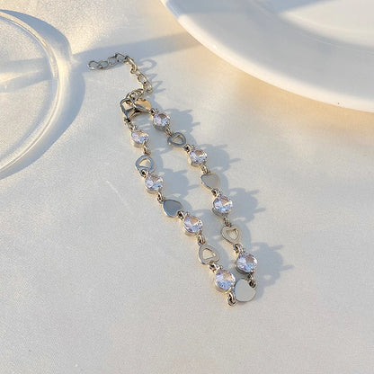 Bohemian Minimalist Multi-Layer Bracelet Set – 6-Piece Fashion Jewelry