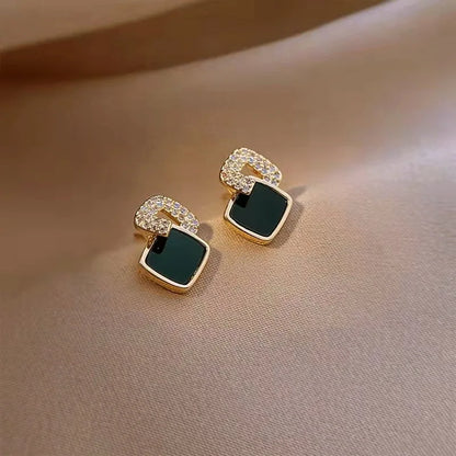 Exquisite Zircon Multi-Shaped Stud Earrings