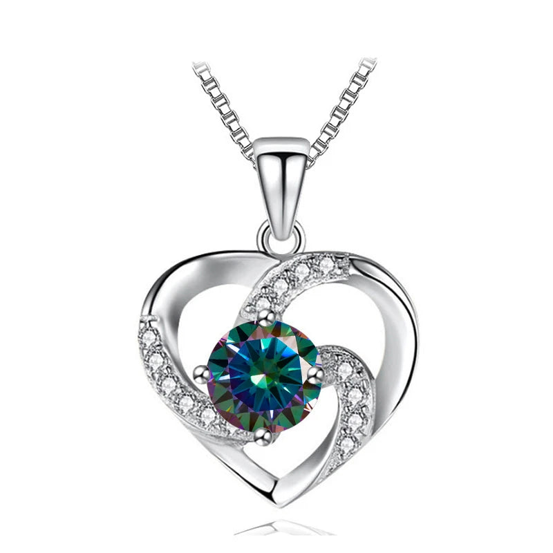 Heart Moissanite Necklace