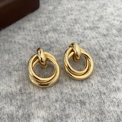 Classic Hollow Drop Earrings