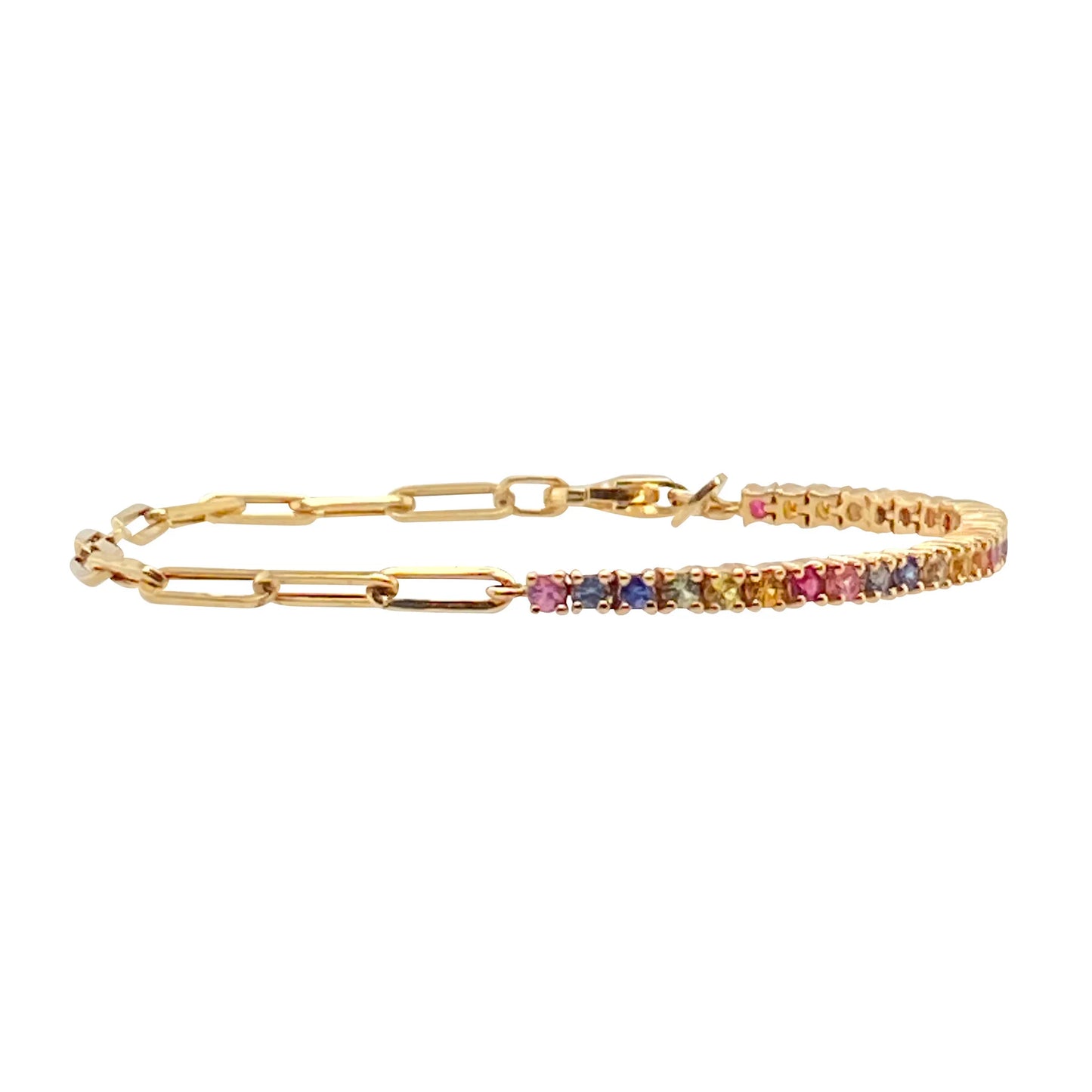 Luxury Cubic Zirconia Tennis Bracelet – Gold, Rose Gold & Silver