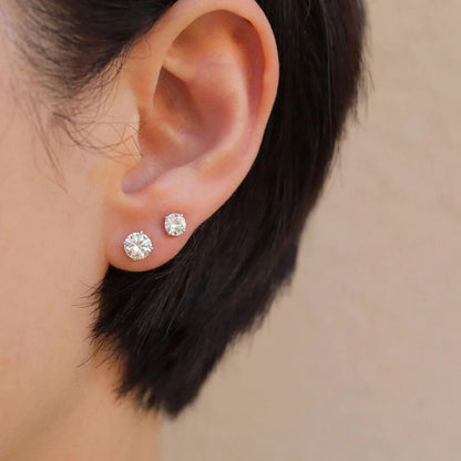 Moissanite Stud Earrings