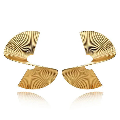 Retro Twisted Spiral Earrings