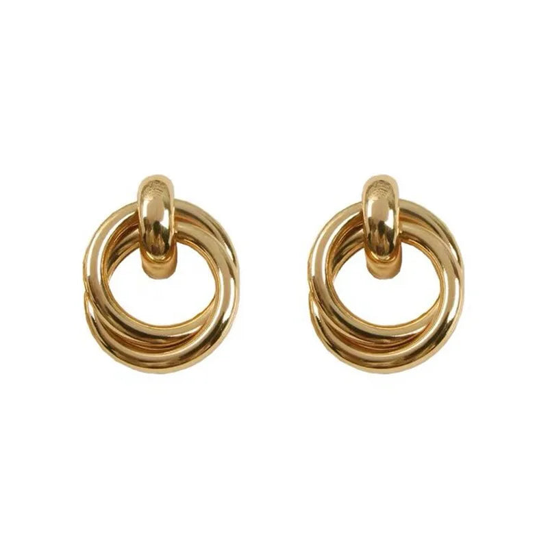 Classic Hollow Drop Earrings