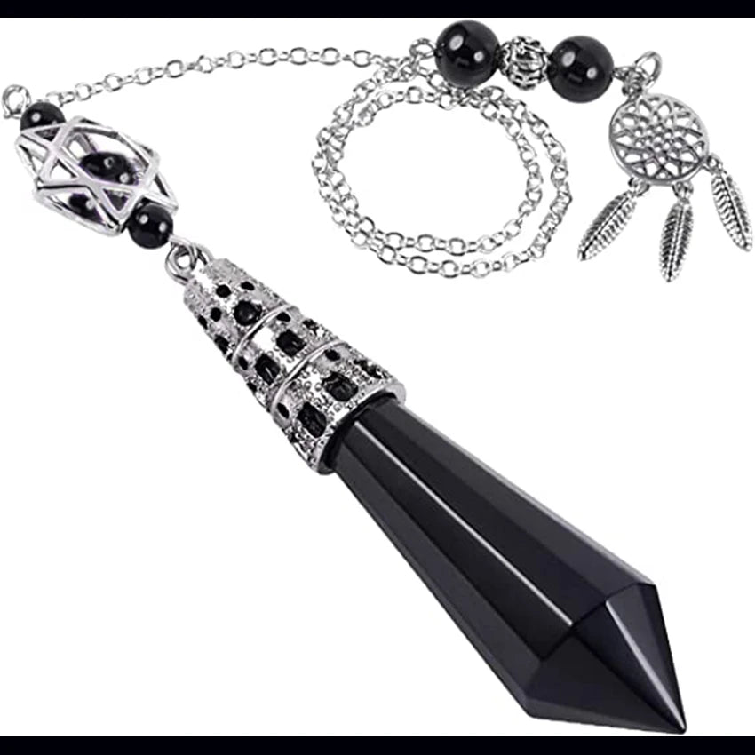 Black Onyx Runes Necklace