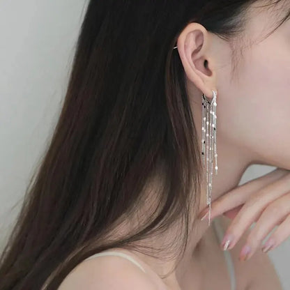 Vintage Droplet Tassel Earrings