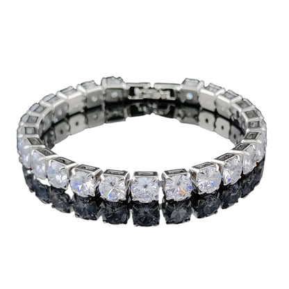 Zircon Tennis Bracelet - Dazzling Crystal Hand Chain for Women