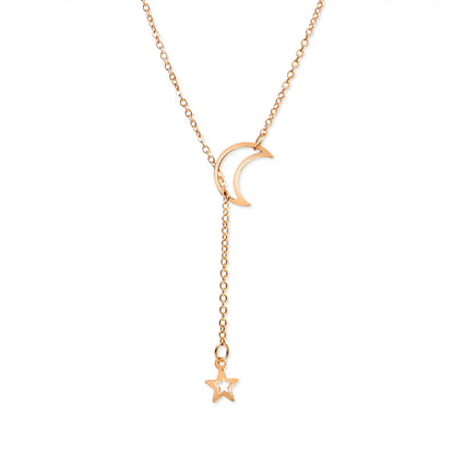 Star & Moon Choker Necklace