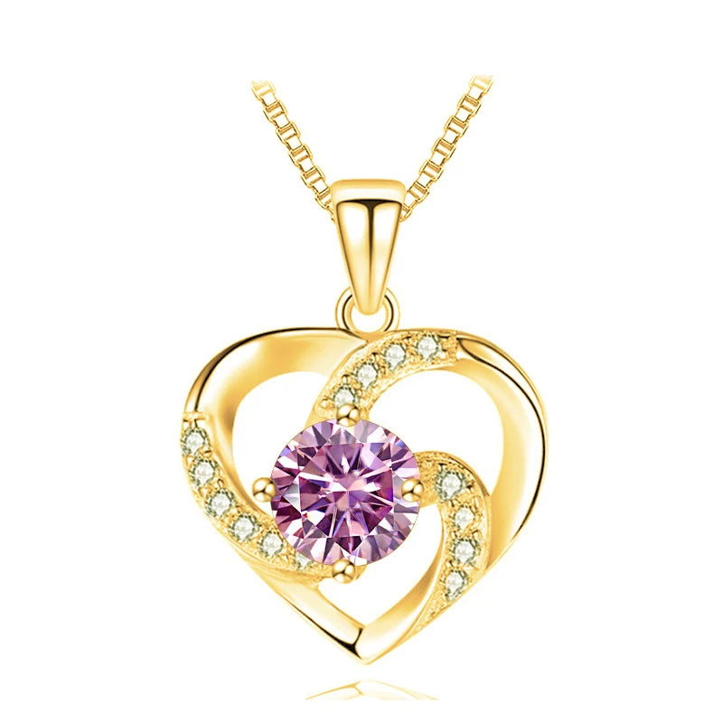 Heart Moissanite Necklace