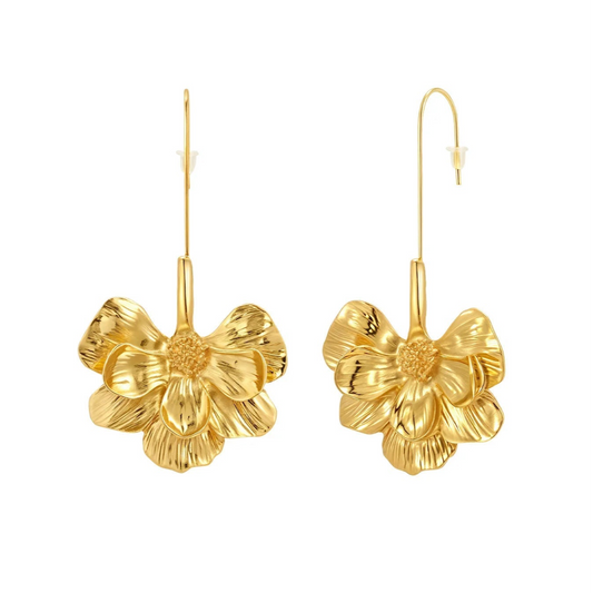 Flower Drop Earrings