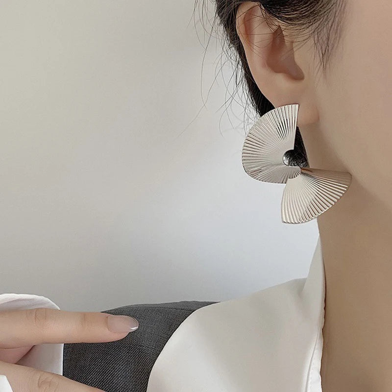 Retro Twisted Spiral Earrings