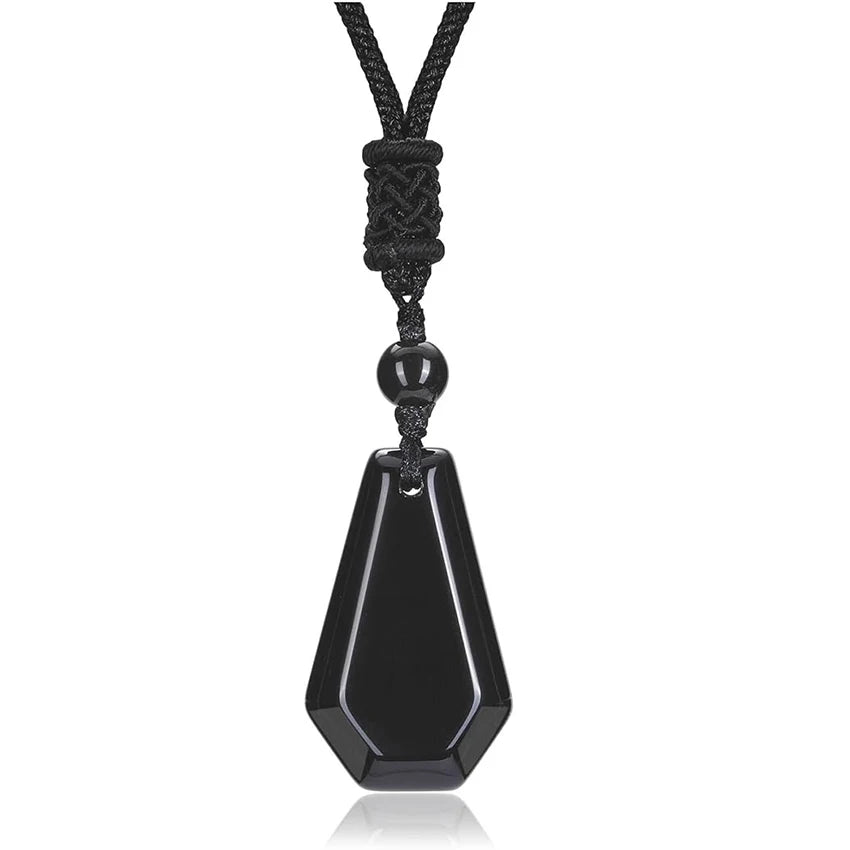 Black Onyx Runes Necklace