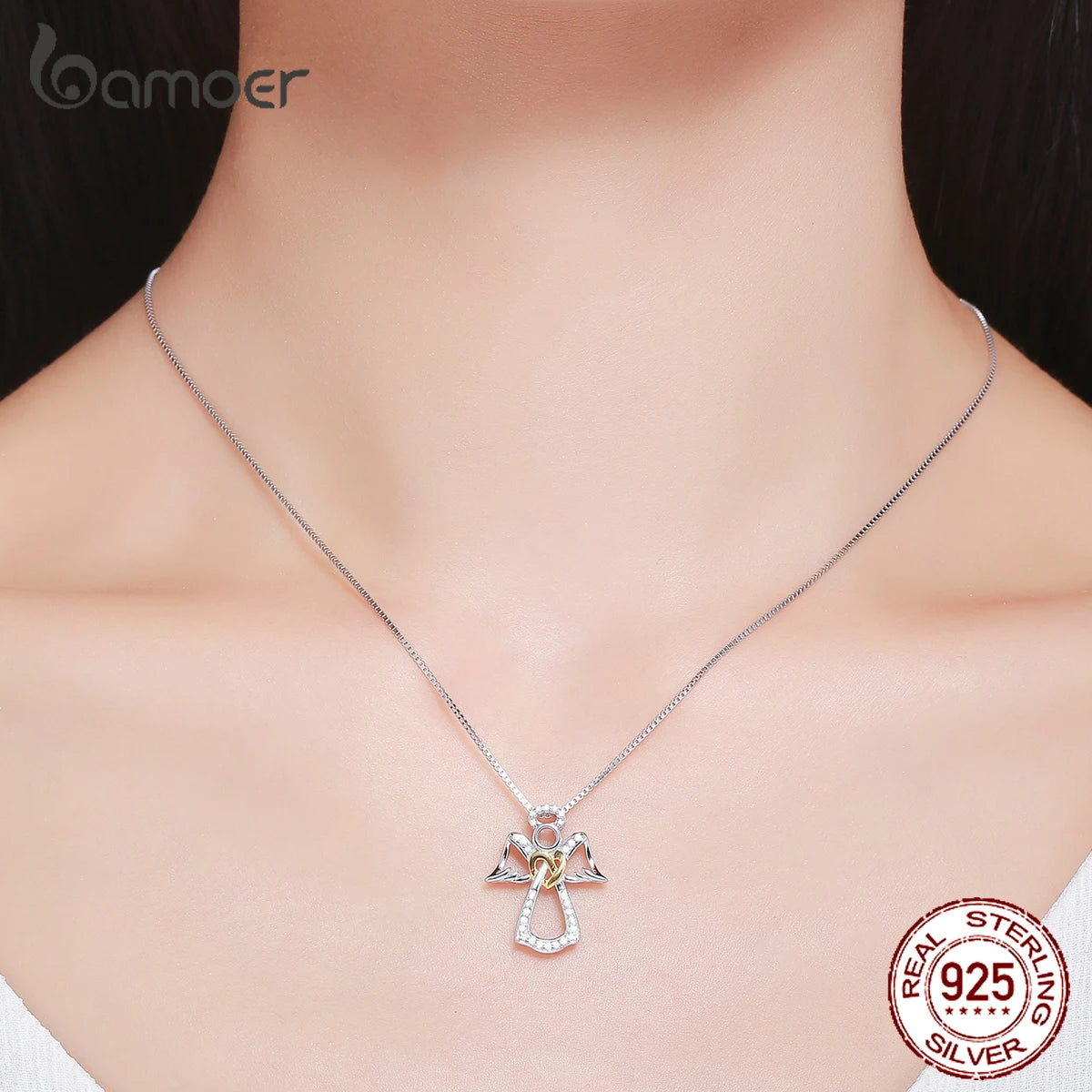 Luxurious Wings Pendant Necklace – 925 Sterling Silver