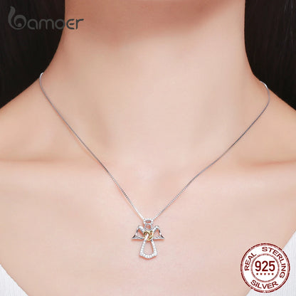 Luxurious Wings Pendant Necklace – 925 Sterling Silver