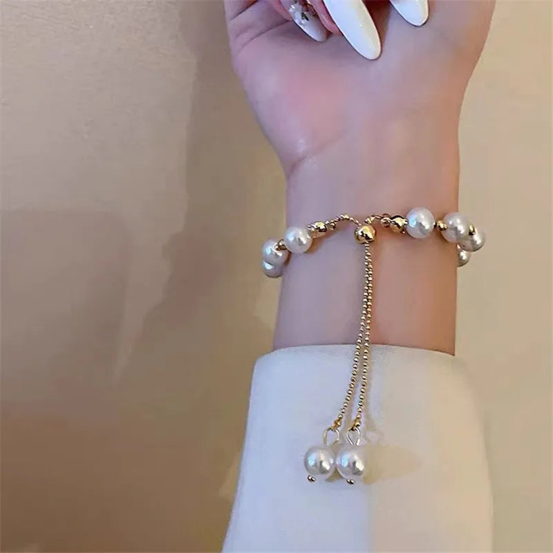 Bohemian Minimalist Multi-Layer Bracelet Set – 6-Piece Fashion Jewelry