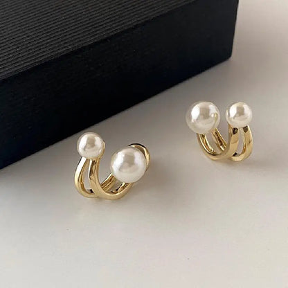 Classic Retro Pearl Drop Earrings
