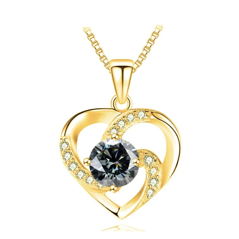 Heart Moissanite Necklace