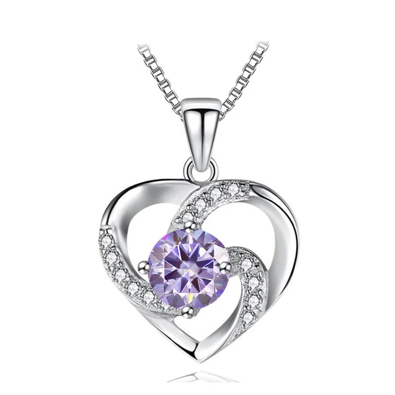 Heart Moissanite Necklace