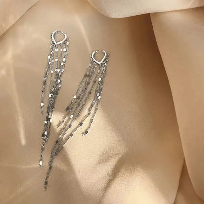 Vintage Droplet Tassel Earrings
