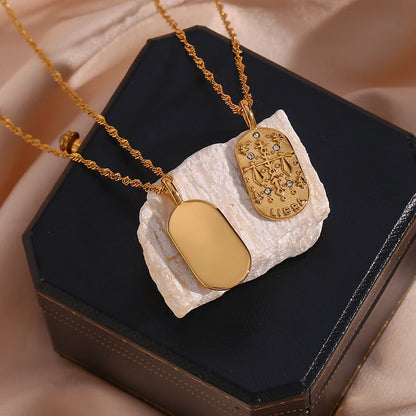 Zodiac Sign Pendant Necklace