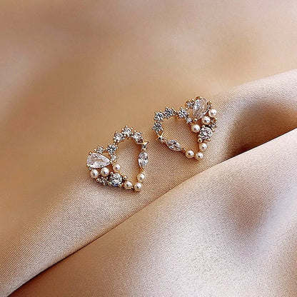 Exquisite Zircon Multi-Shaped Stud Earrings