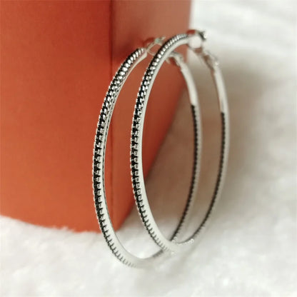 Silver/Gold Plated Cuff Hoop Earrings